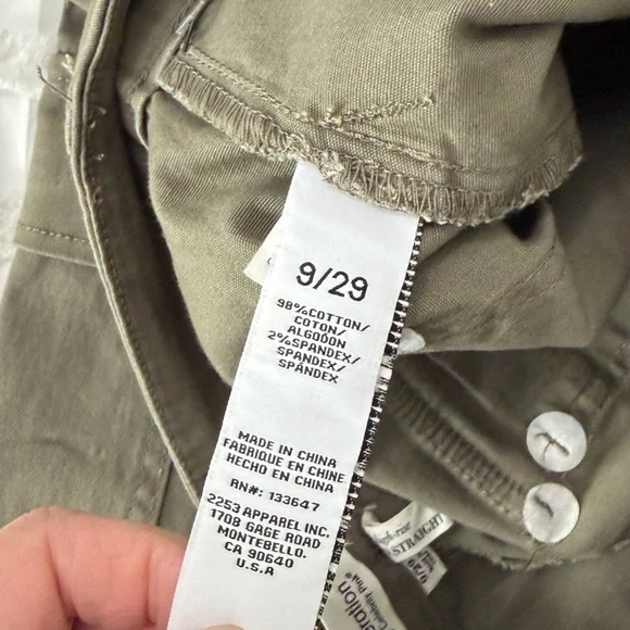 Olive Re Generation Cargo Jeans - Picture 11 of 12